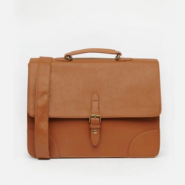 Leather Smart Satchel