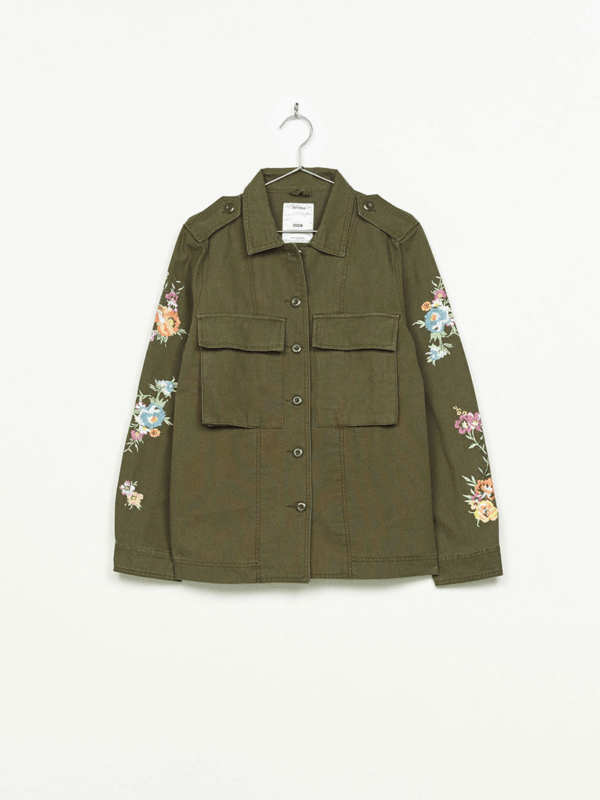 Green Flower Shirt